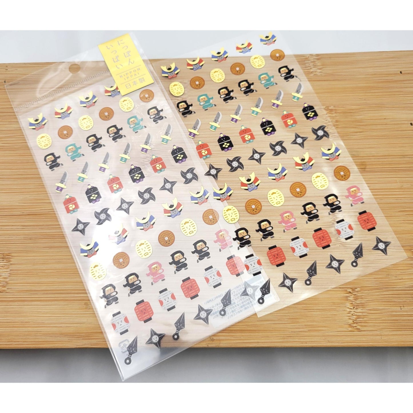 Japanese Stickers – Stickers: Mount Fuji, Ninja and Maneki-neko