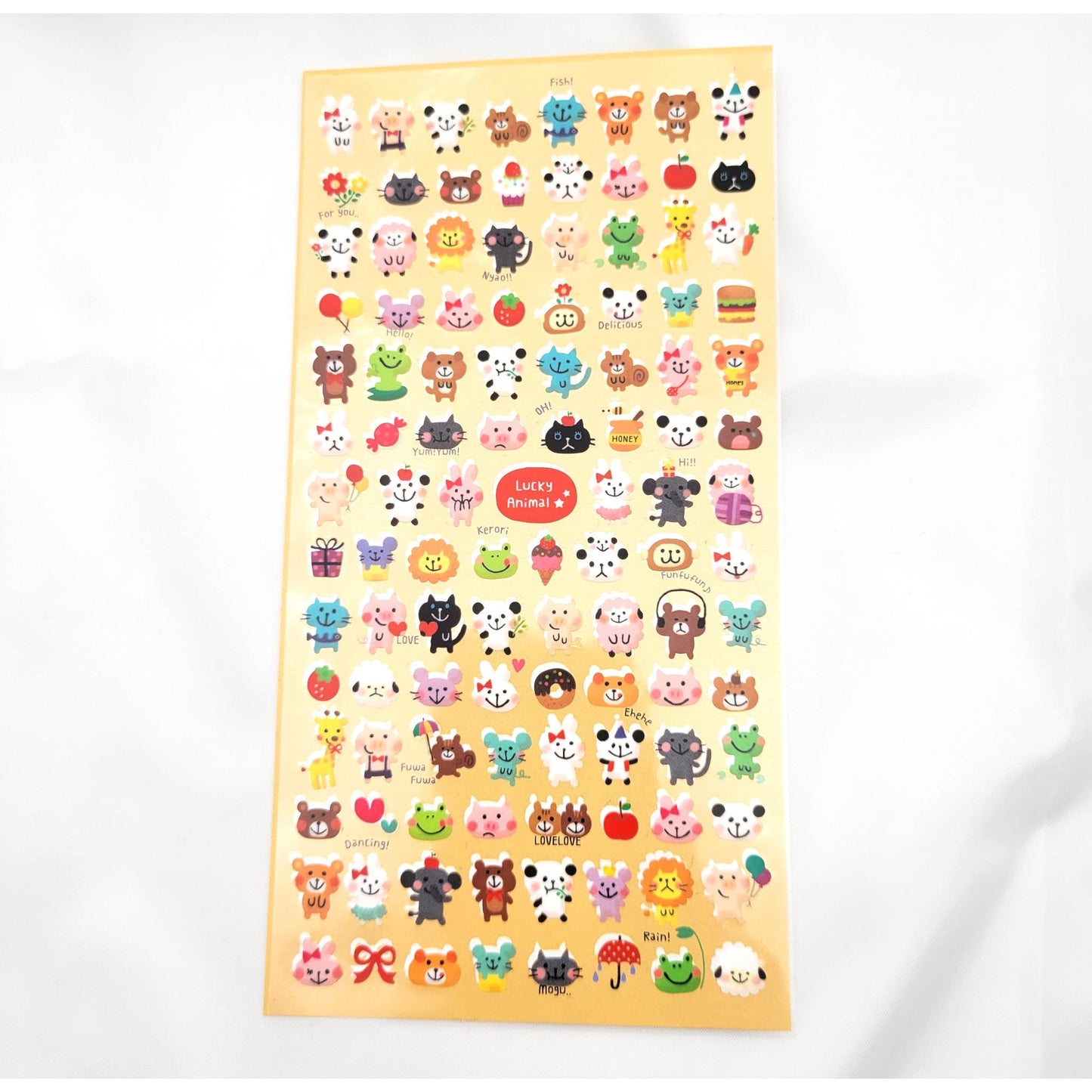 Japanese stickers: Mind Wave Seals Animal Design