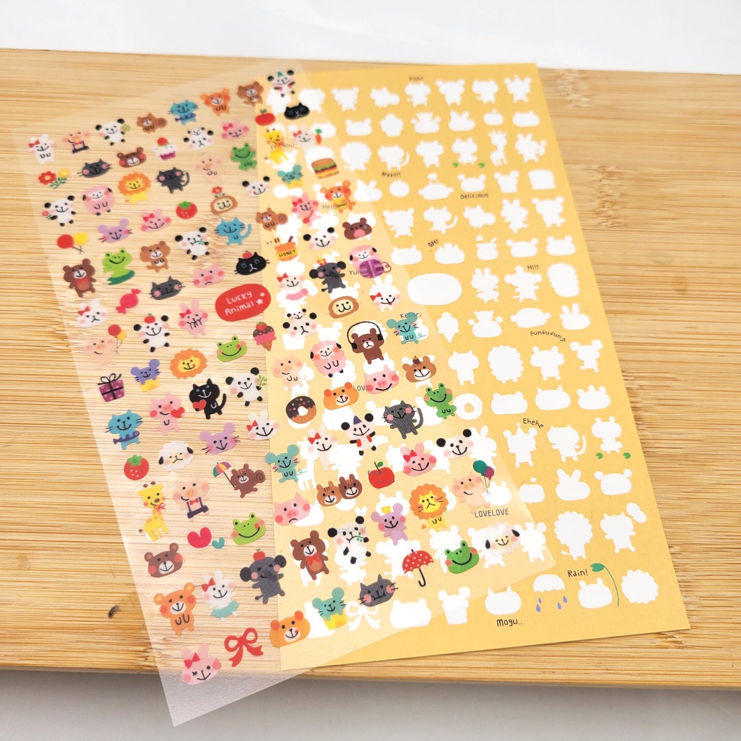 Japanese stickers: Mind Wave Seals Animal Design