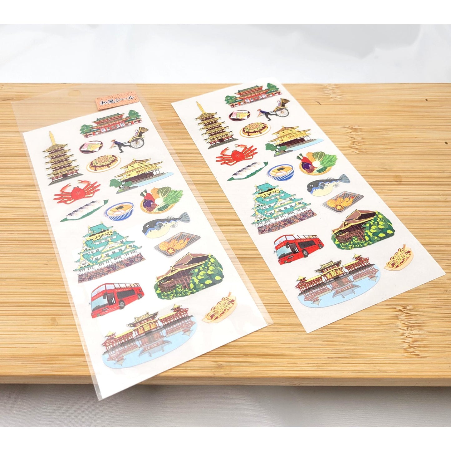 Japanese stickers: Sticker design JOURNEY TO KANSAI