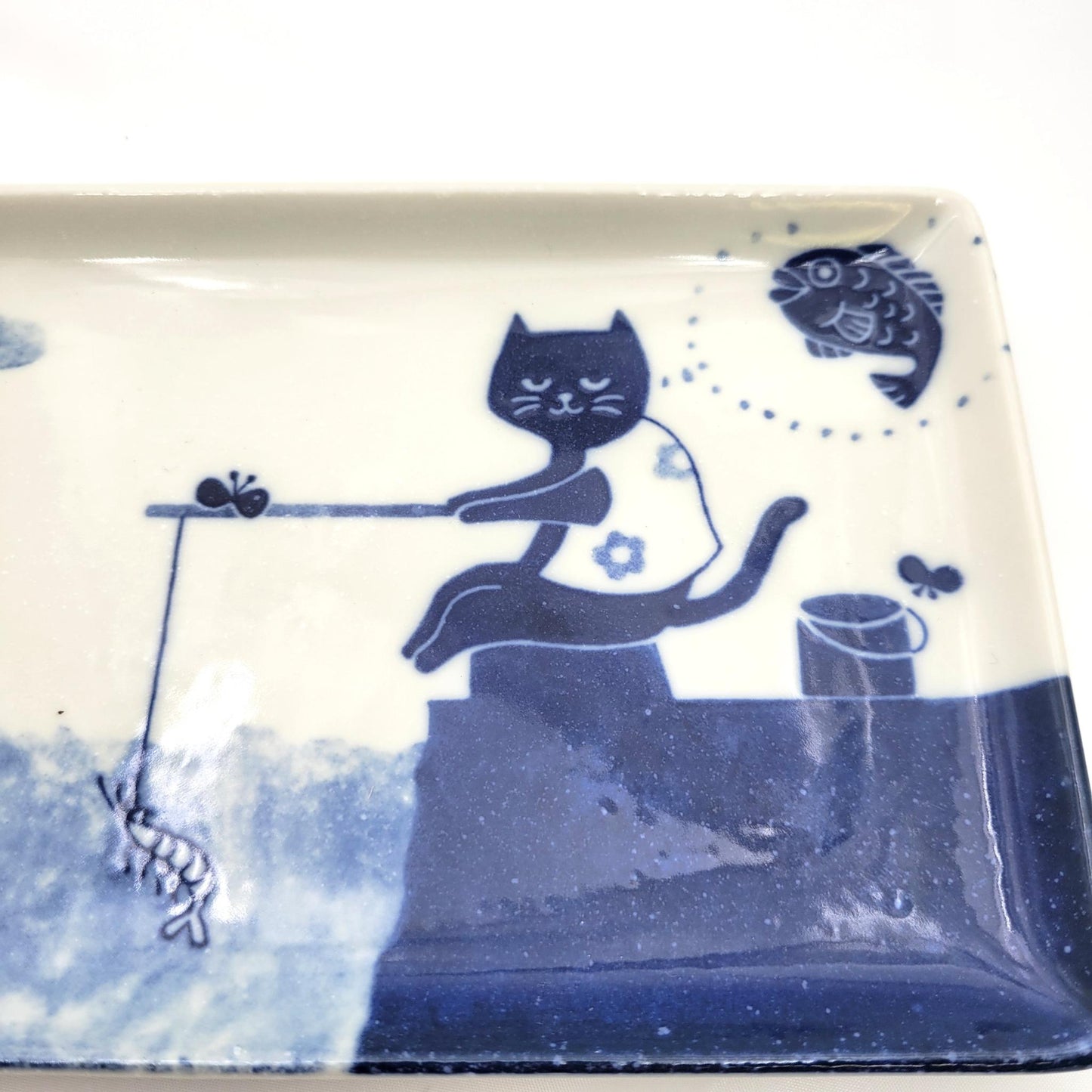 MOTTO NEKOMARUKE SQUARE PLATE