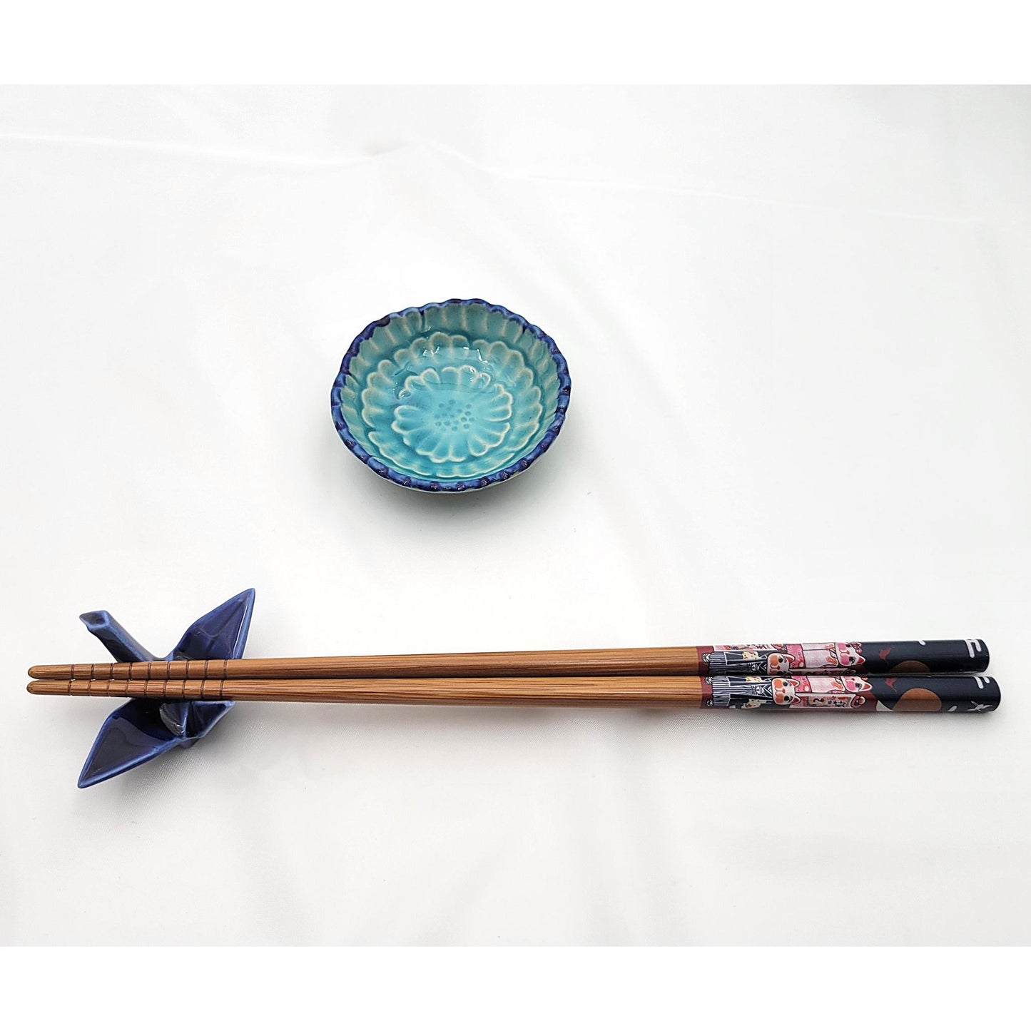 PETIT PLAT TURQUOISE FLEUR