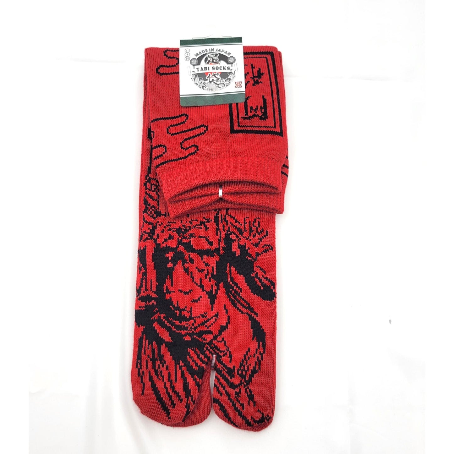 Japanese Tabi Socks - Nioh Pattern Buddhist Guardian Deities Size EU40-45