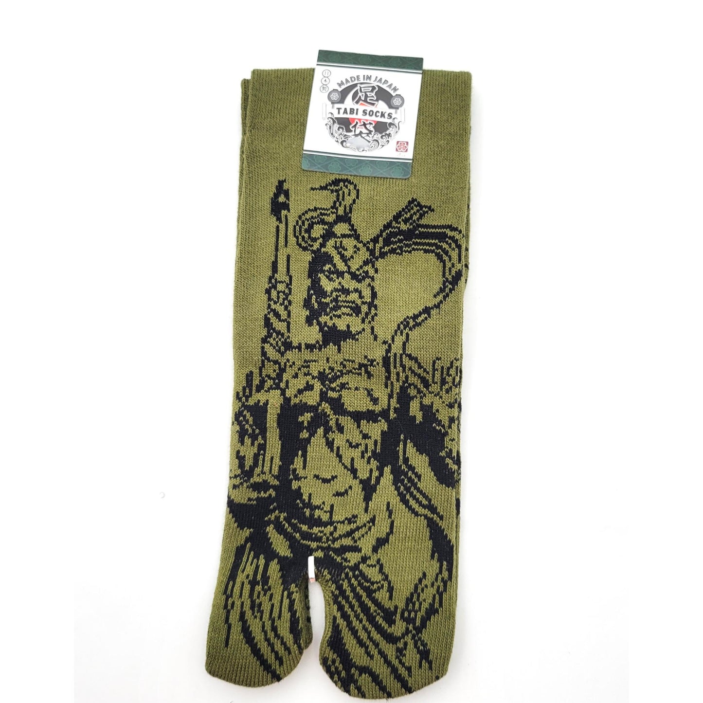 Japanese Tabi Socks - Nioh Pattern Buddhist Guardian Deities Size EU40-45