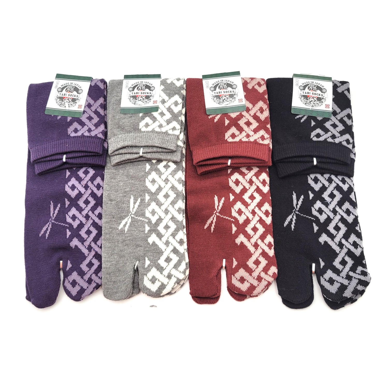 Chaussettes Japonaises Tabi - Motif Libellule - Taille EU40-45