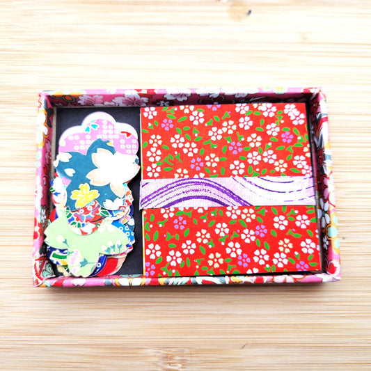 Assortment of Chiyogami paper stickers