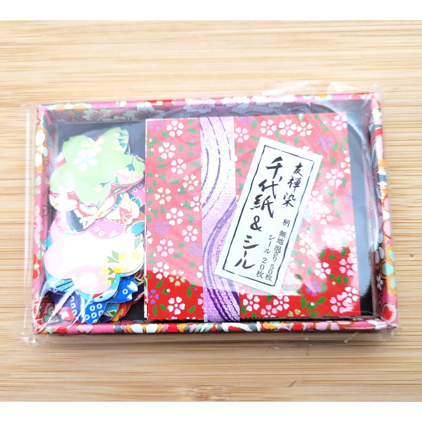 Assortment of Chiyogami paper stickers