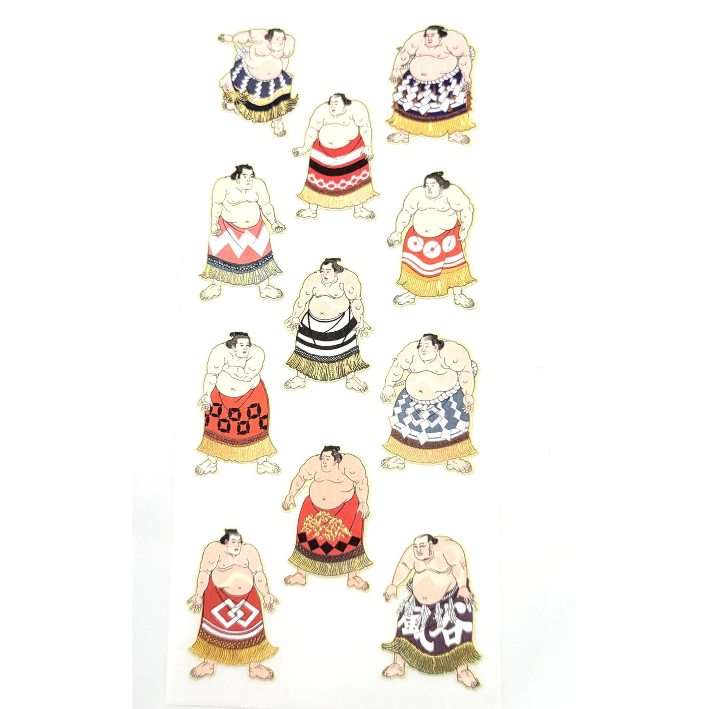 Japanese Stickers: Sumo Wrestler Design Sticker