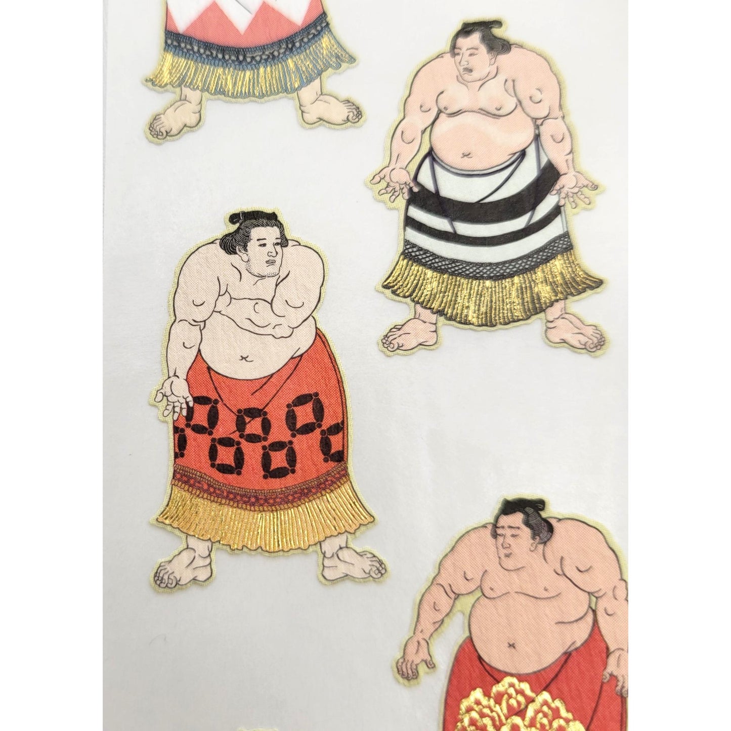 Japanese Stickers: Sumo Wrestler Design Sticker