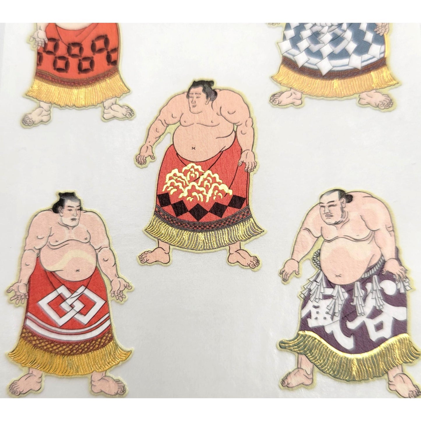 Japanese Stickers: Sumo Wrestler Design Sticker