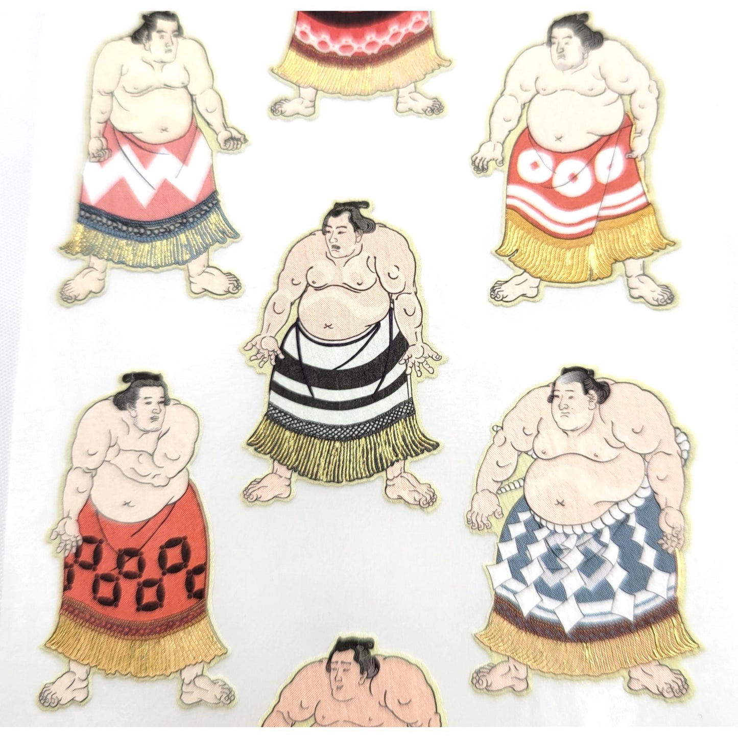 Japanese Stickers: Sumo Wrestler Design Sticker