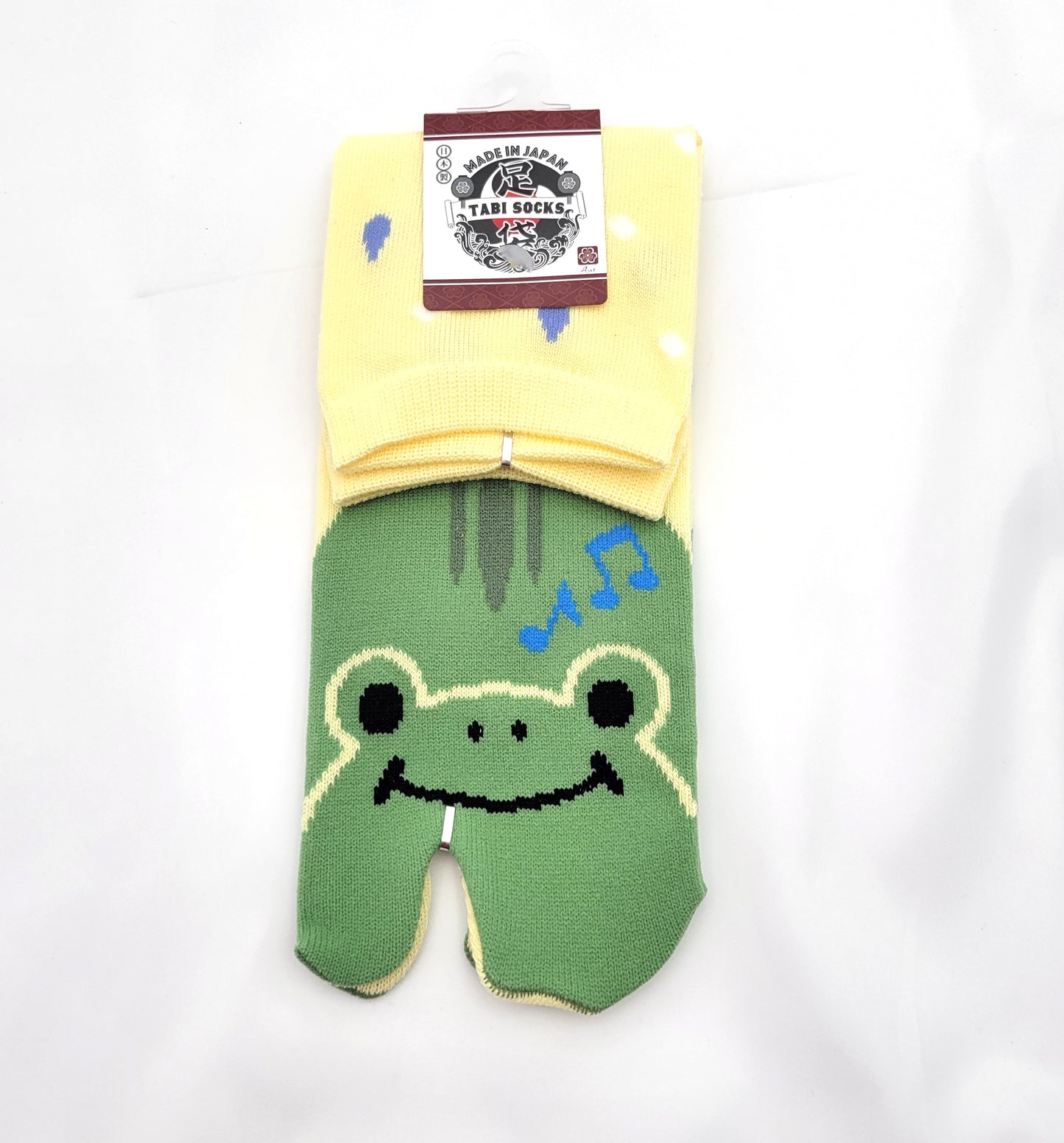 Chaussettes Japonaises Tabi en coton -Motif Grenouille EU 34 au 40