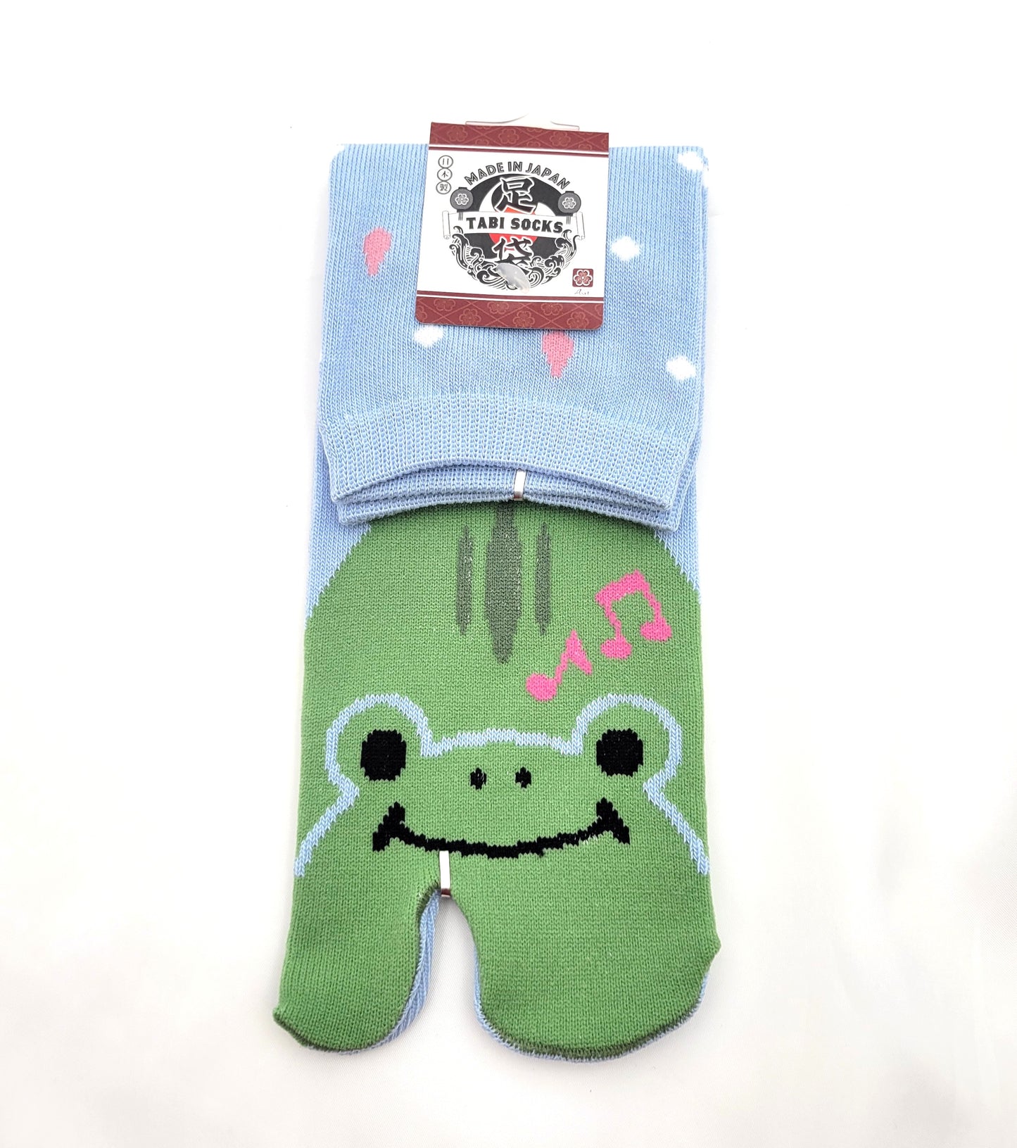 Chaussettes Japonaises Tabi en coton -Motif Grenouille EU 34 au 40