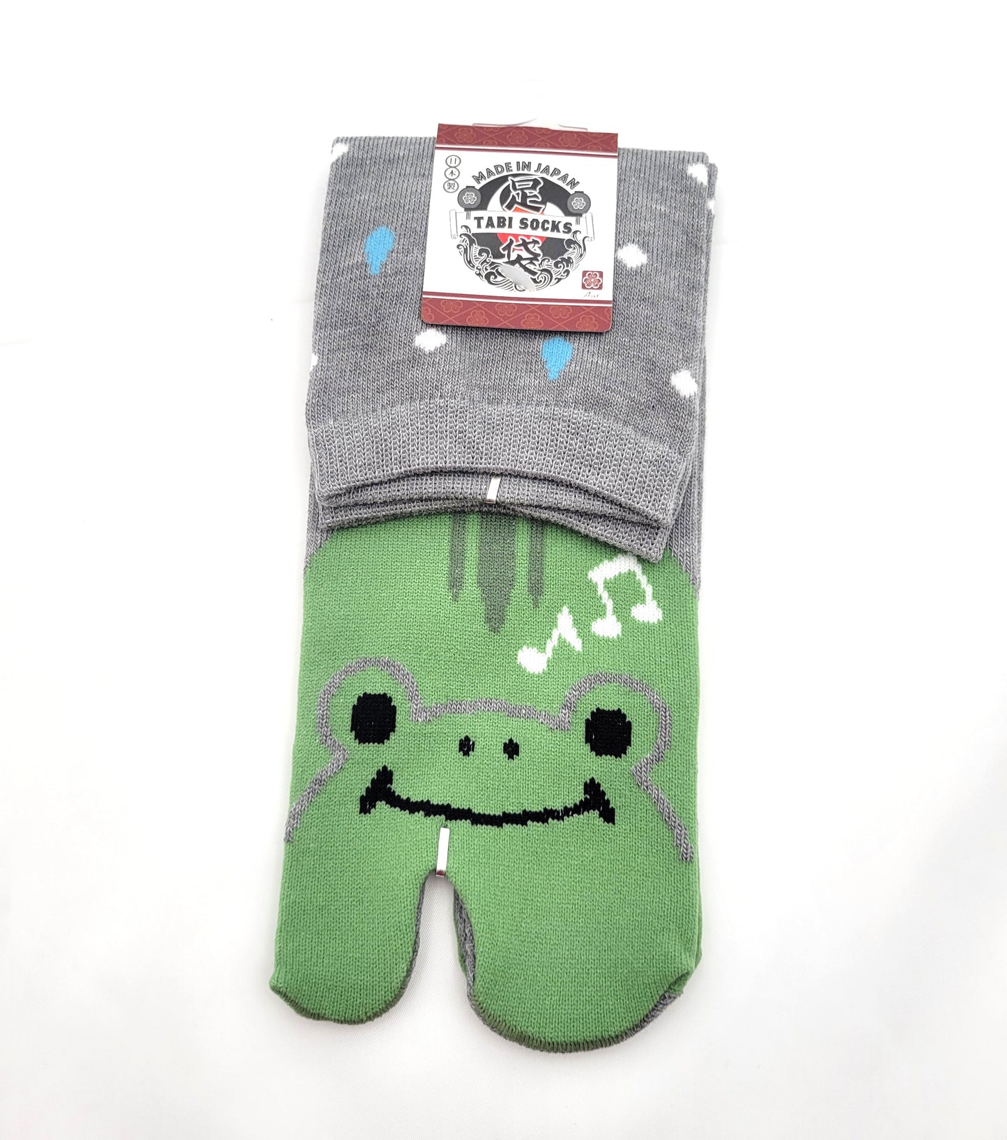 Chaussettes Japonaises Tabi en coton -Motif Grenouille EU 34 au 40