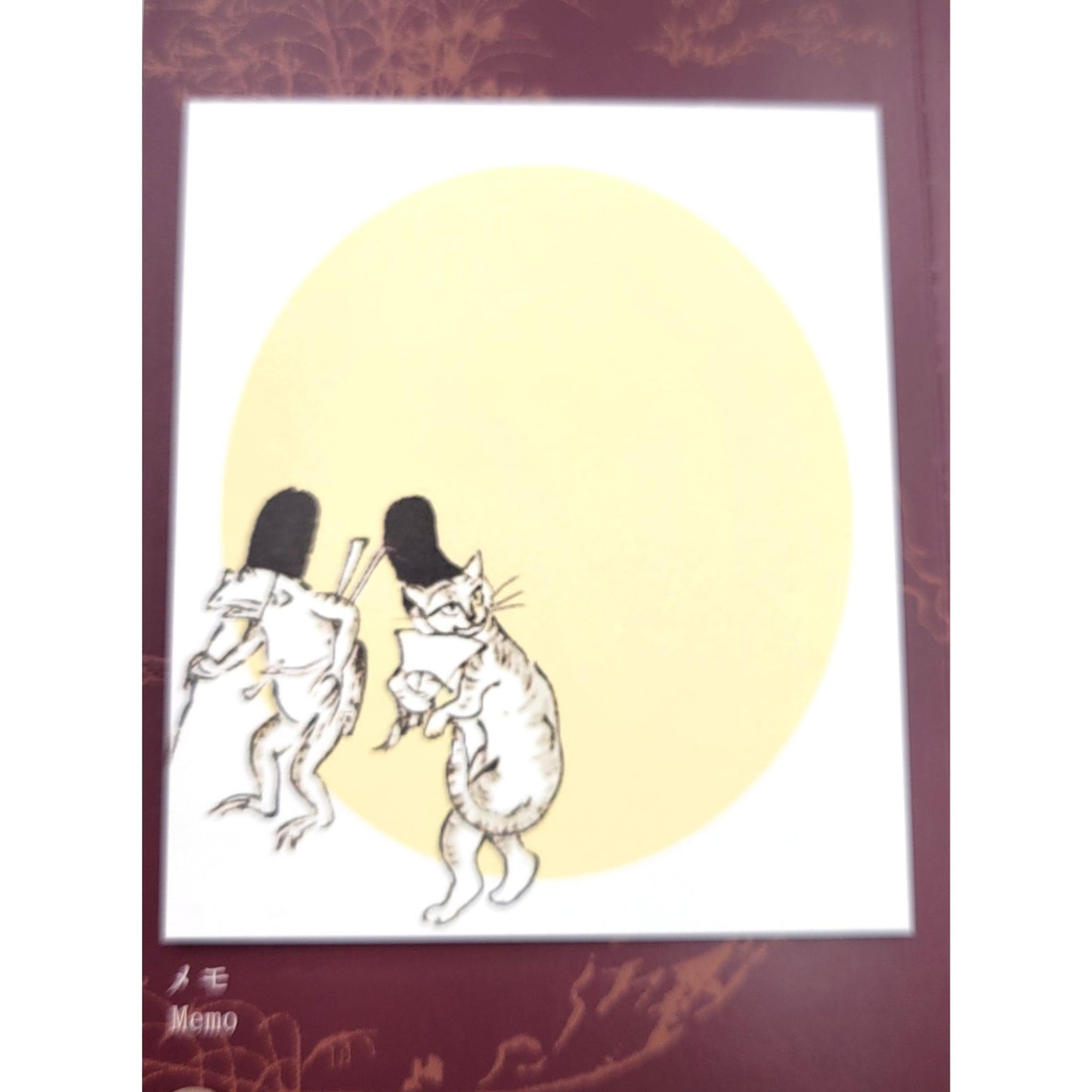 Set de Post-it Ukiyo-e - Chōjū-jinbutsu (4 designs) - 6×7 cm