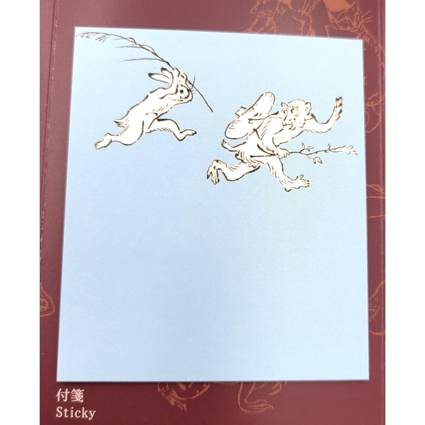 Set de Post-it Ukiyo-e - Chōjū-jinbutsu (4 designs) - 6×7 cm