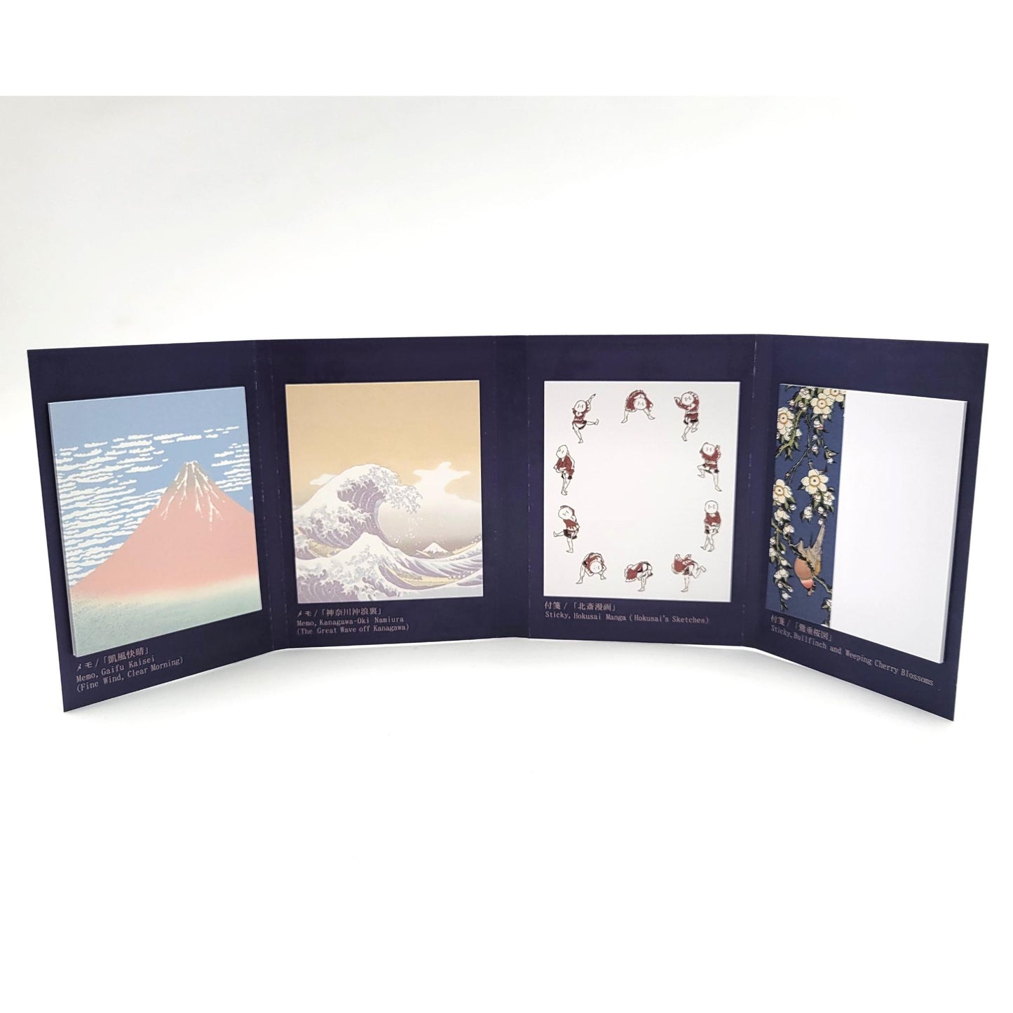 Post-it Ukiyo-e (2 themes) HOKUSAI AND SHARAKU