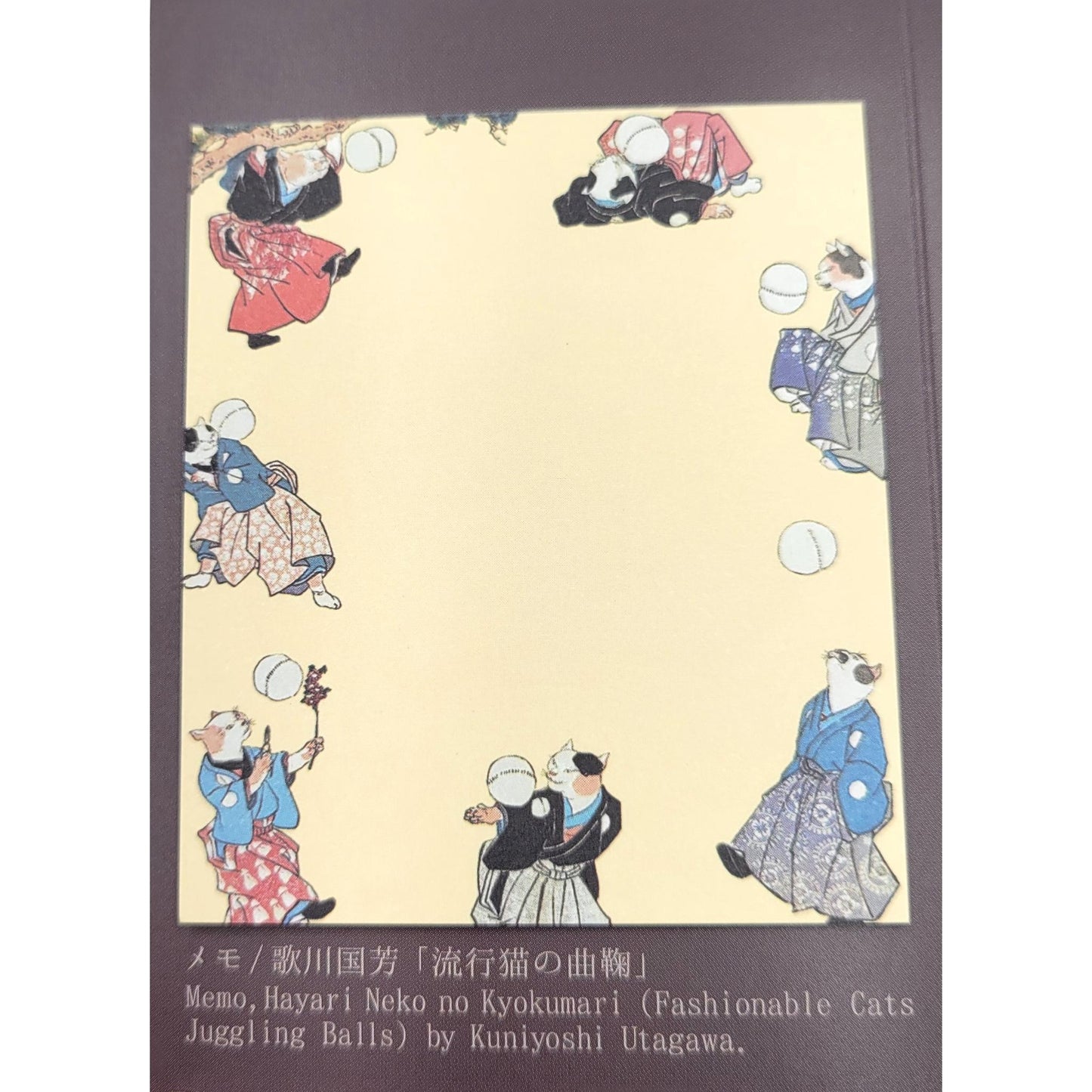 Post-it Ukiyo-e (2 themes) HOKUSAI AND SHARAKU
