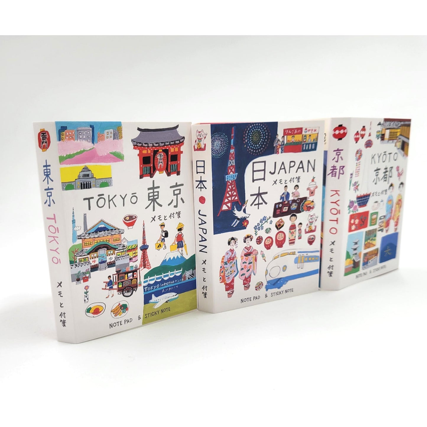 Set de Post-it Japon - Kyoto / Tokyo / Japon (6cm x 7cm)