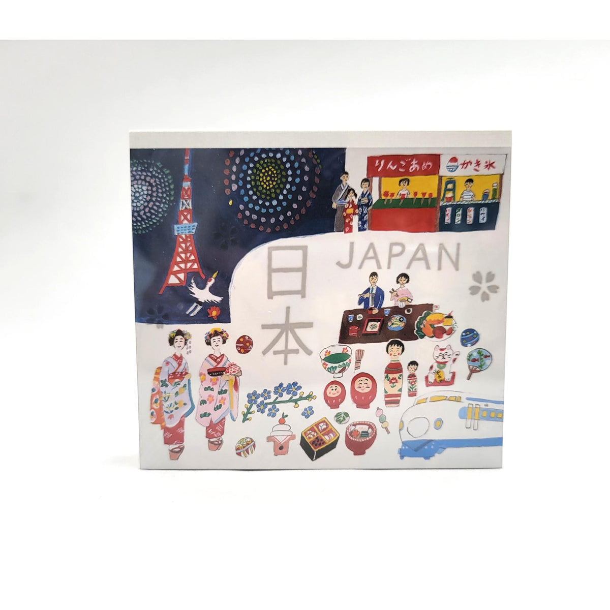 Bloc-notes Japonais (120 feuilles) - 4 Motifs Variés