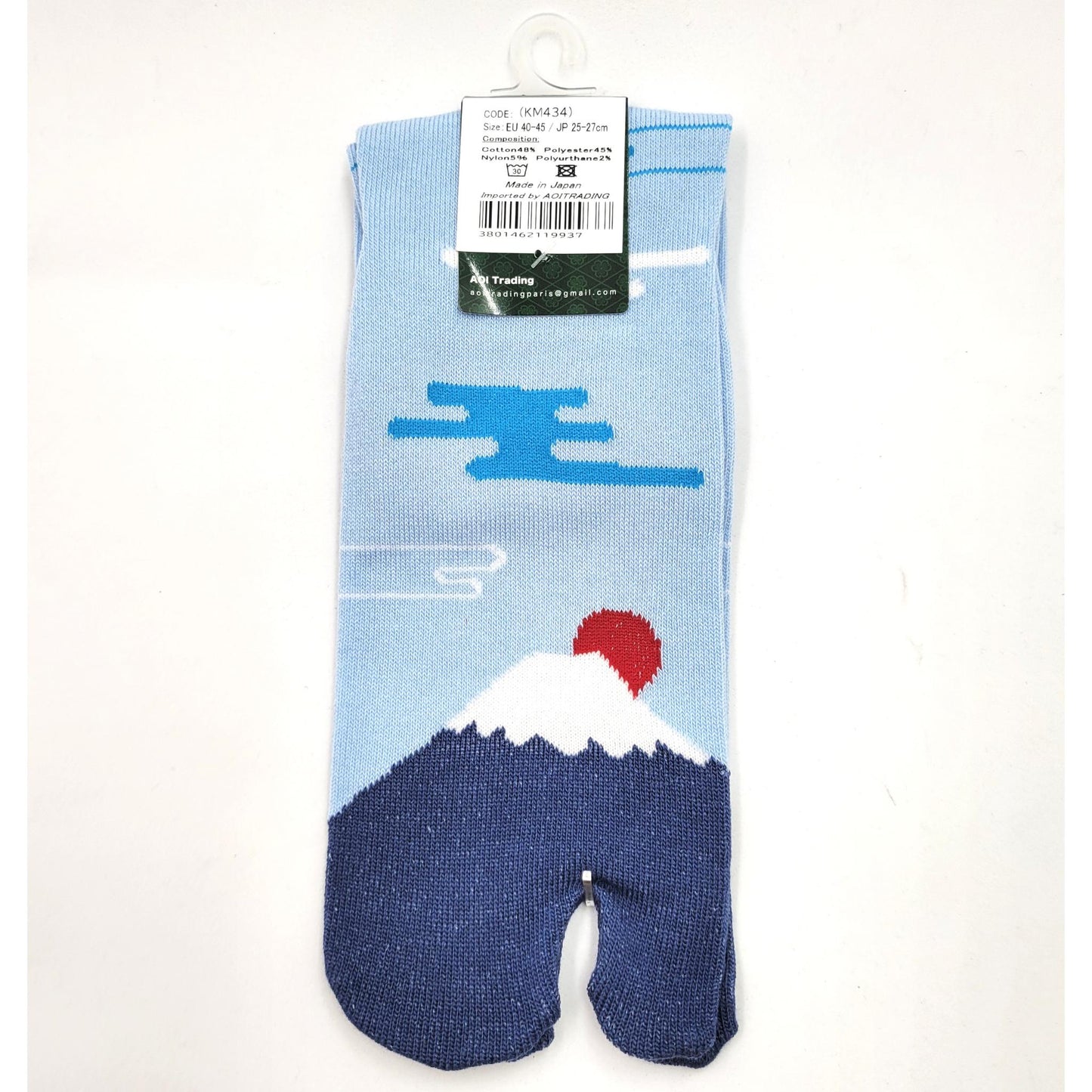 Japanese Tabi Socks - FUJI Pattern EU40-45