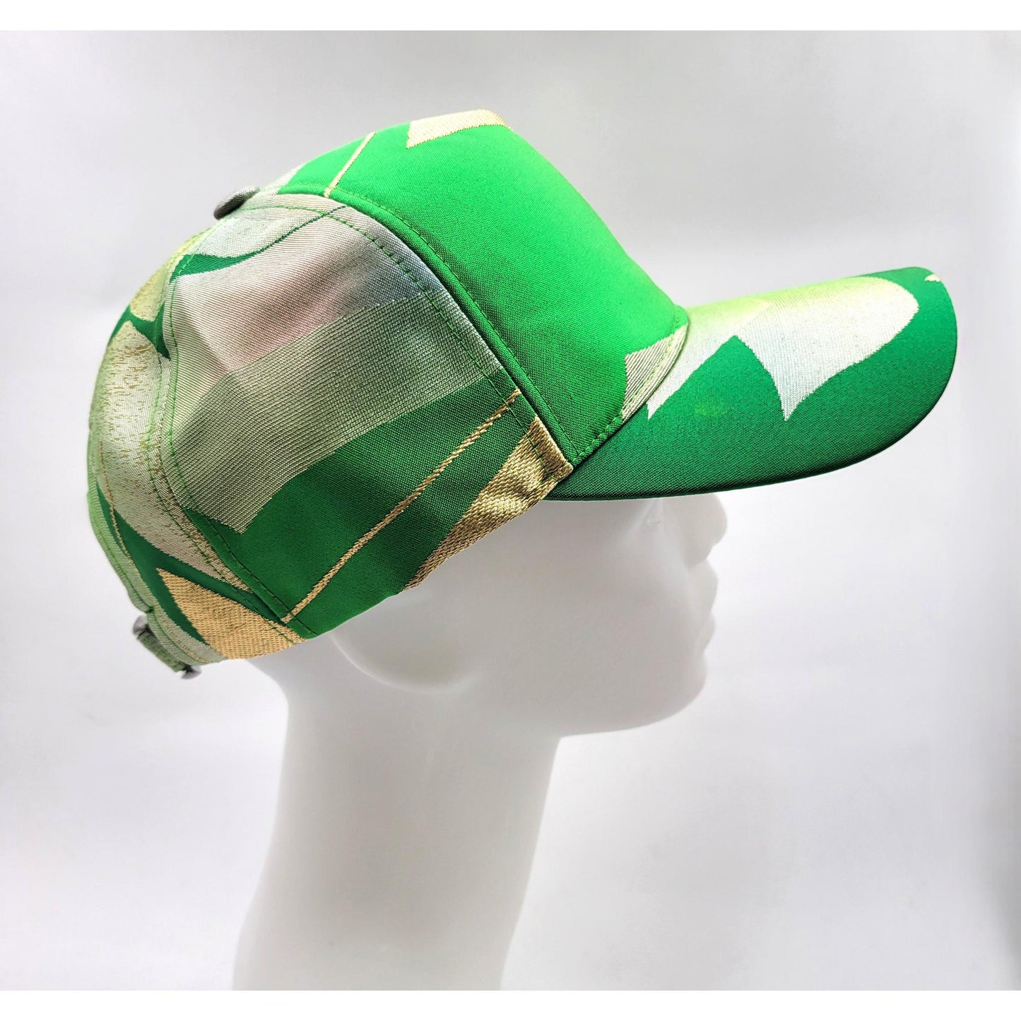 OBI Cap - Green Japanese Pattern