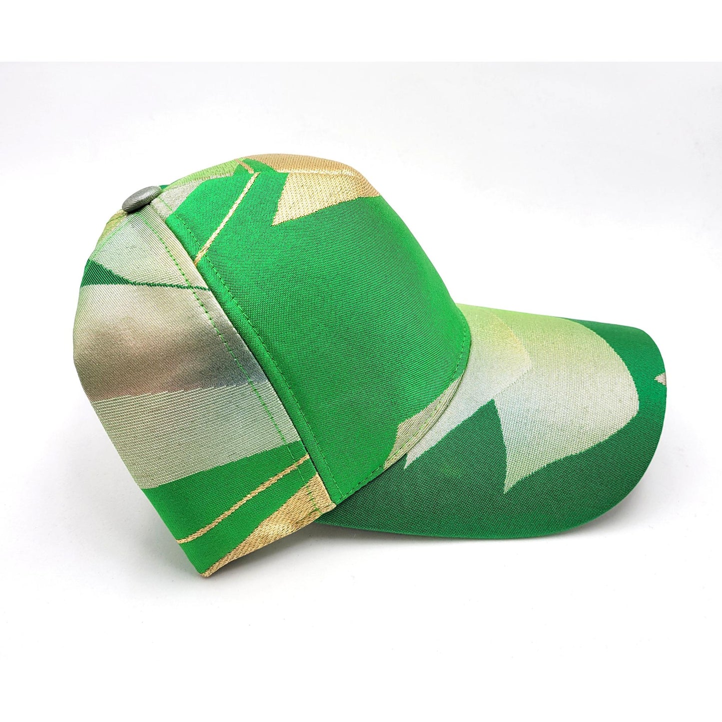 OBI Cap - Green Japanese Pattern