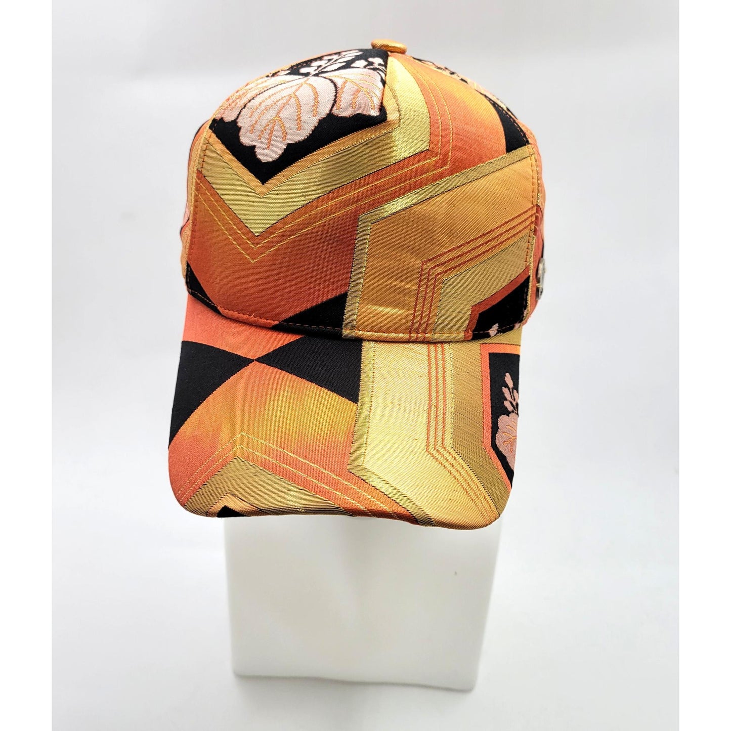 OBI Cap – Traditional Japanese Floral Pattern