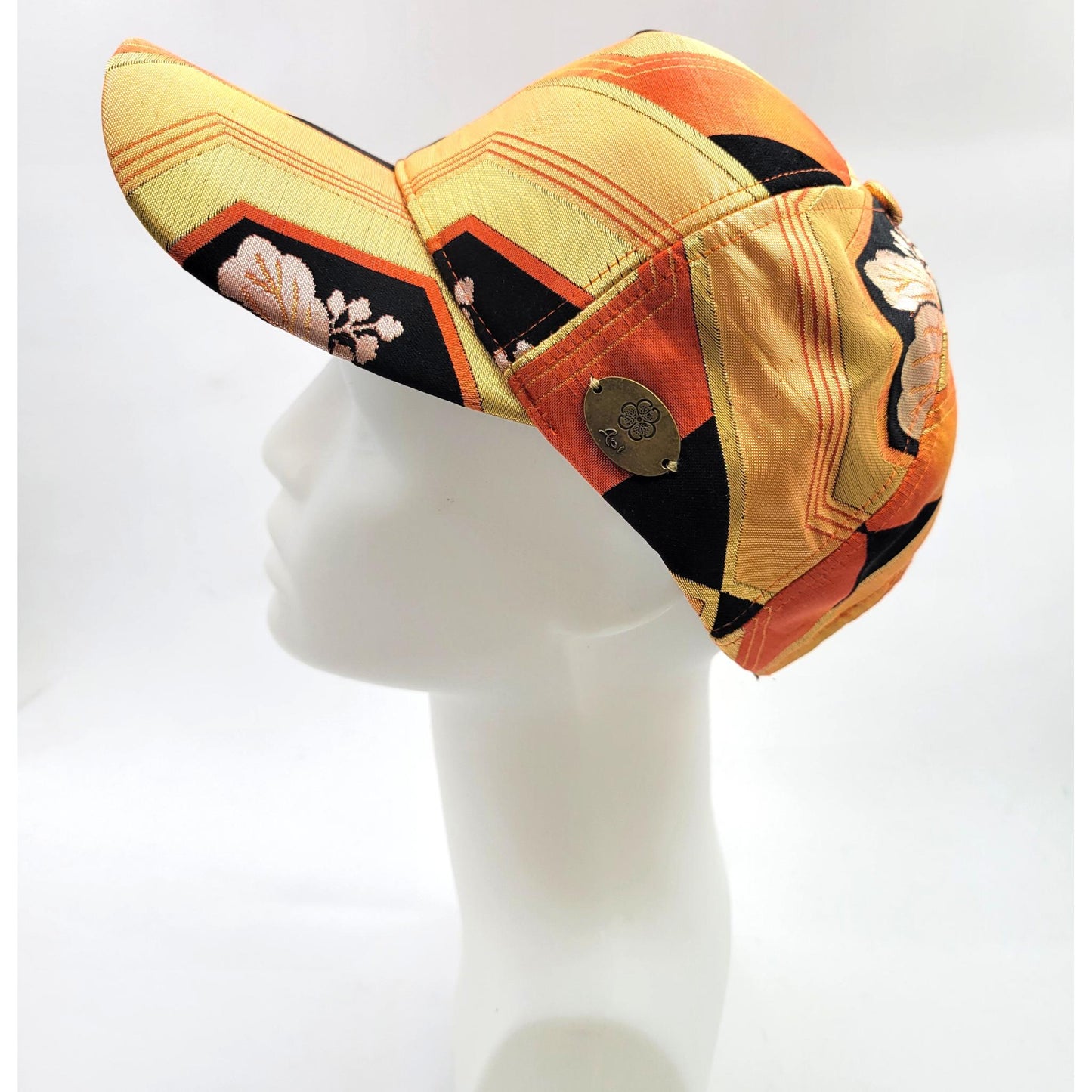 OBI Cap – Traditional Japanese Floral Pattern