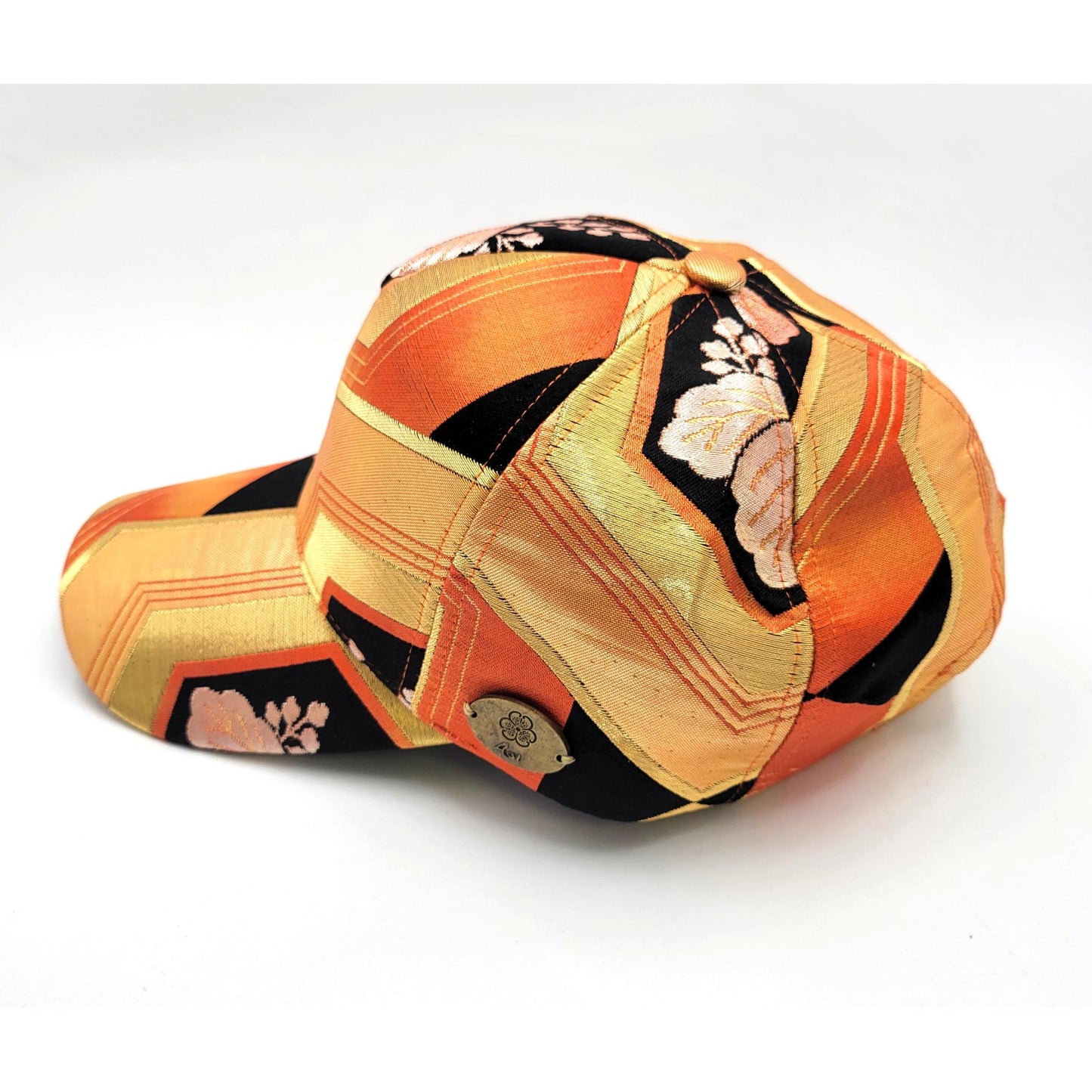 OBI Cap – Traditional Japanese Floral Pattern