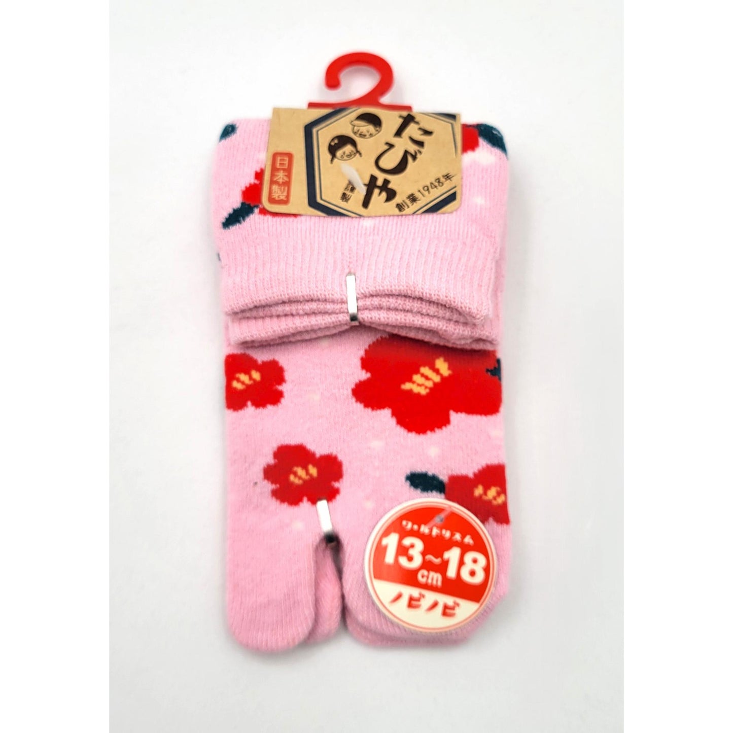 CHAUSSETTES ENFANT FLEURS - Taille 13-18cm