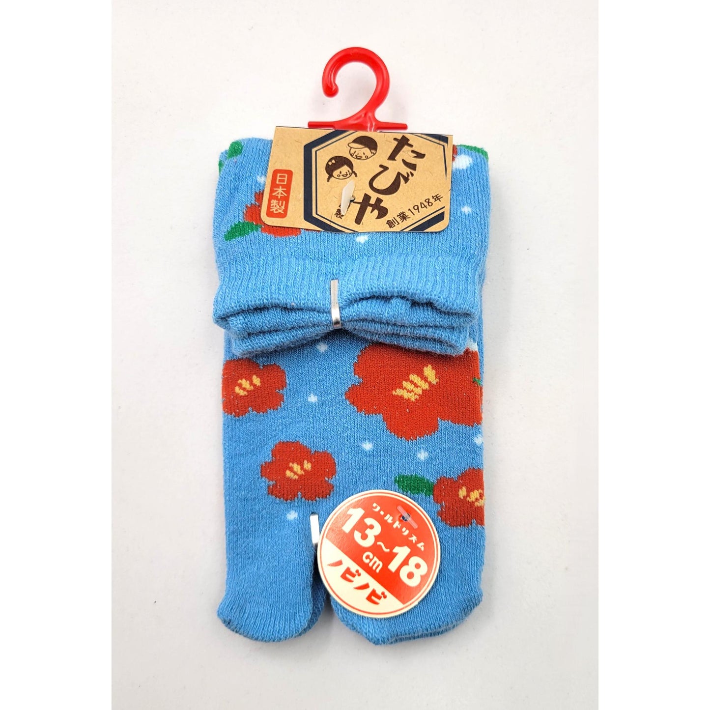 CHAUSSETTES ENFANT FLEURS - Taille 13-18cm