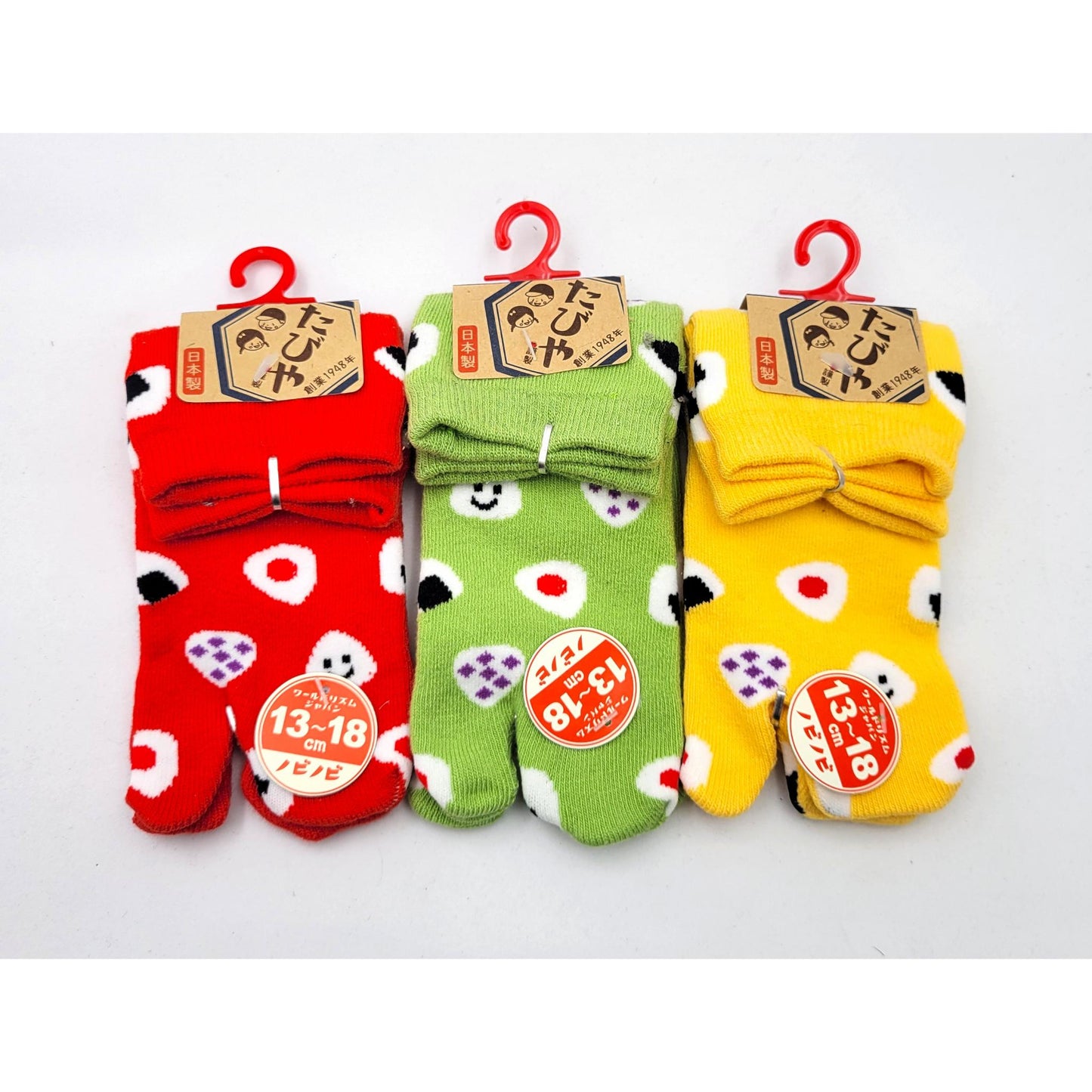 CHAUSSETTES ENFANT ONIGIRI - Taille 13-18cm