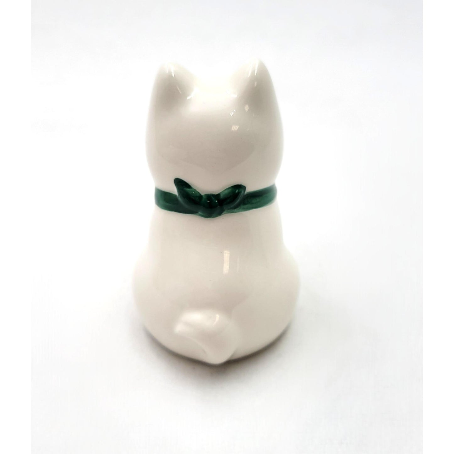 Figurine Chien Shiba Blanc Assis