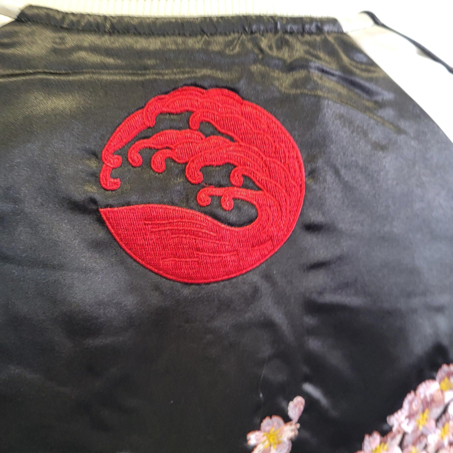 Sukajan Réversible : Dragon Sakura & Carpe Koï d'Or