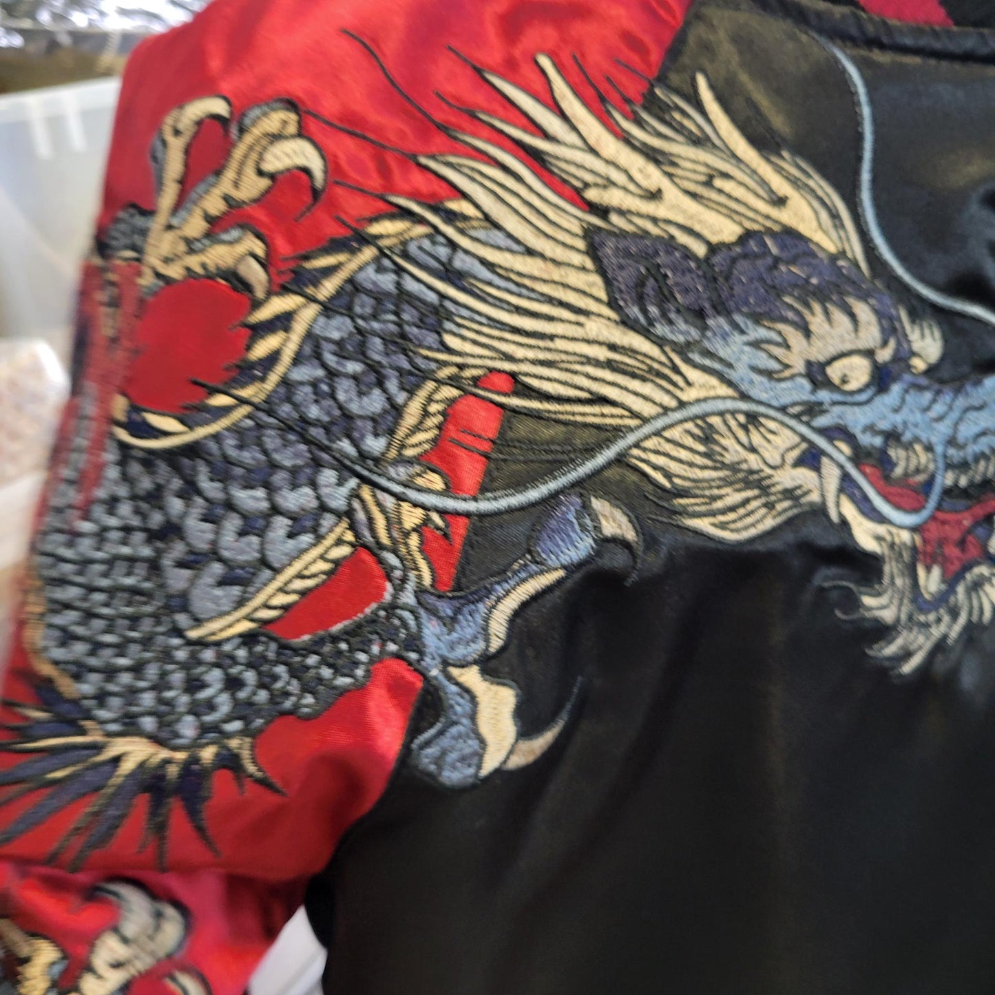 Sukajan Dragon, Tigre & Phénix - Rouge et Noir