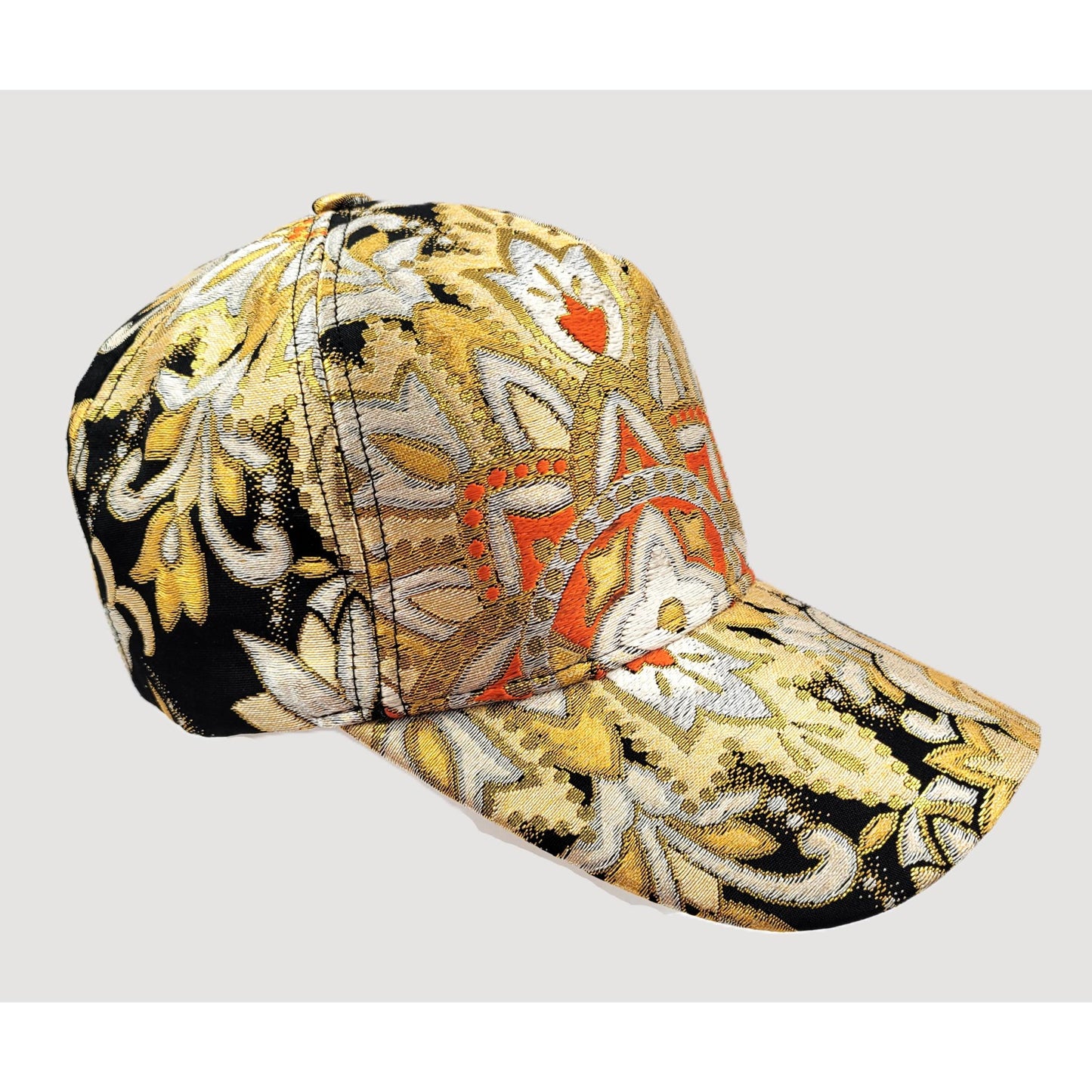 Casquette OBI – Motif Mandalas Célestes & Or Baroque
