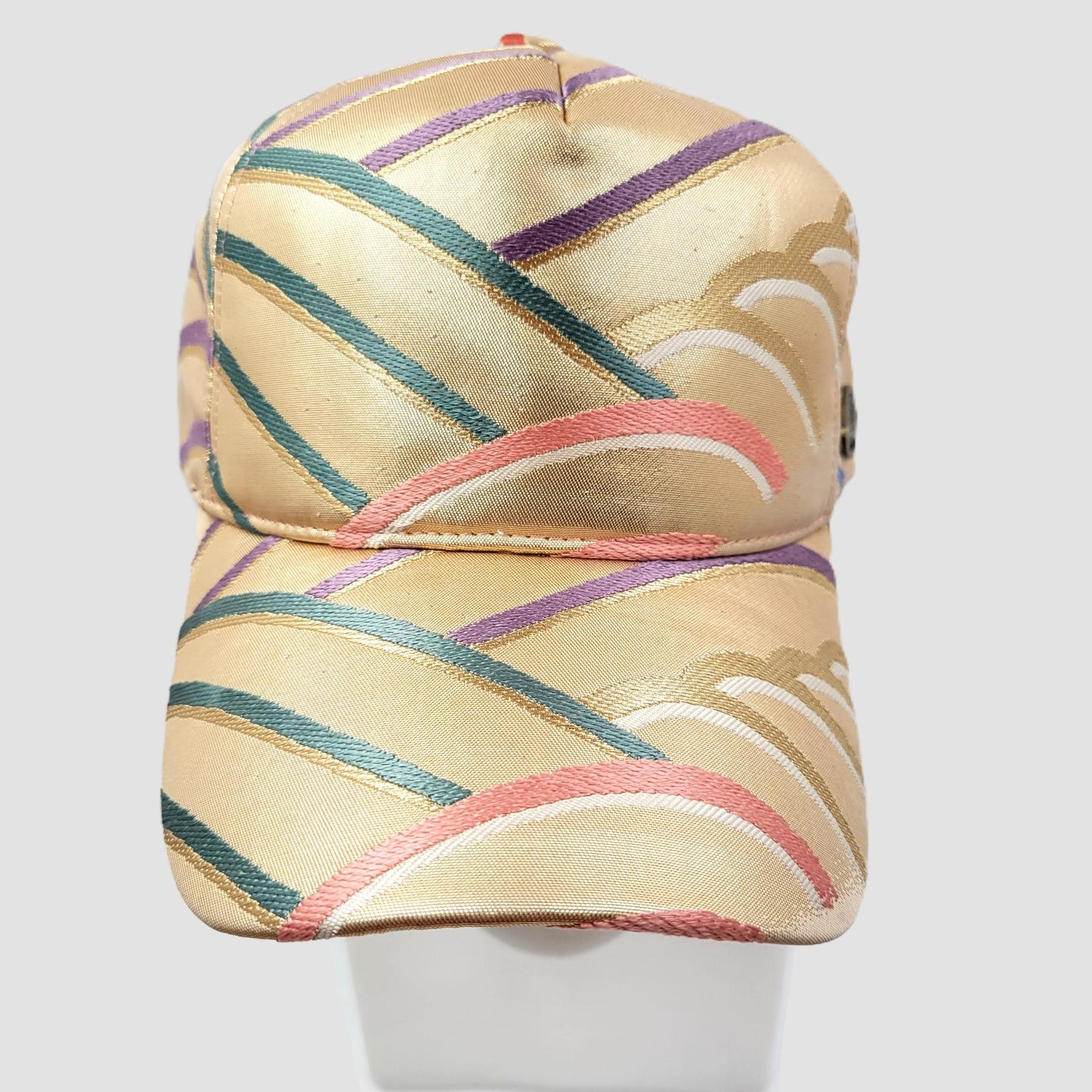 Casquette OBI – Motif Vagues Traditionnelles Japonaises (Seigaiha Style)