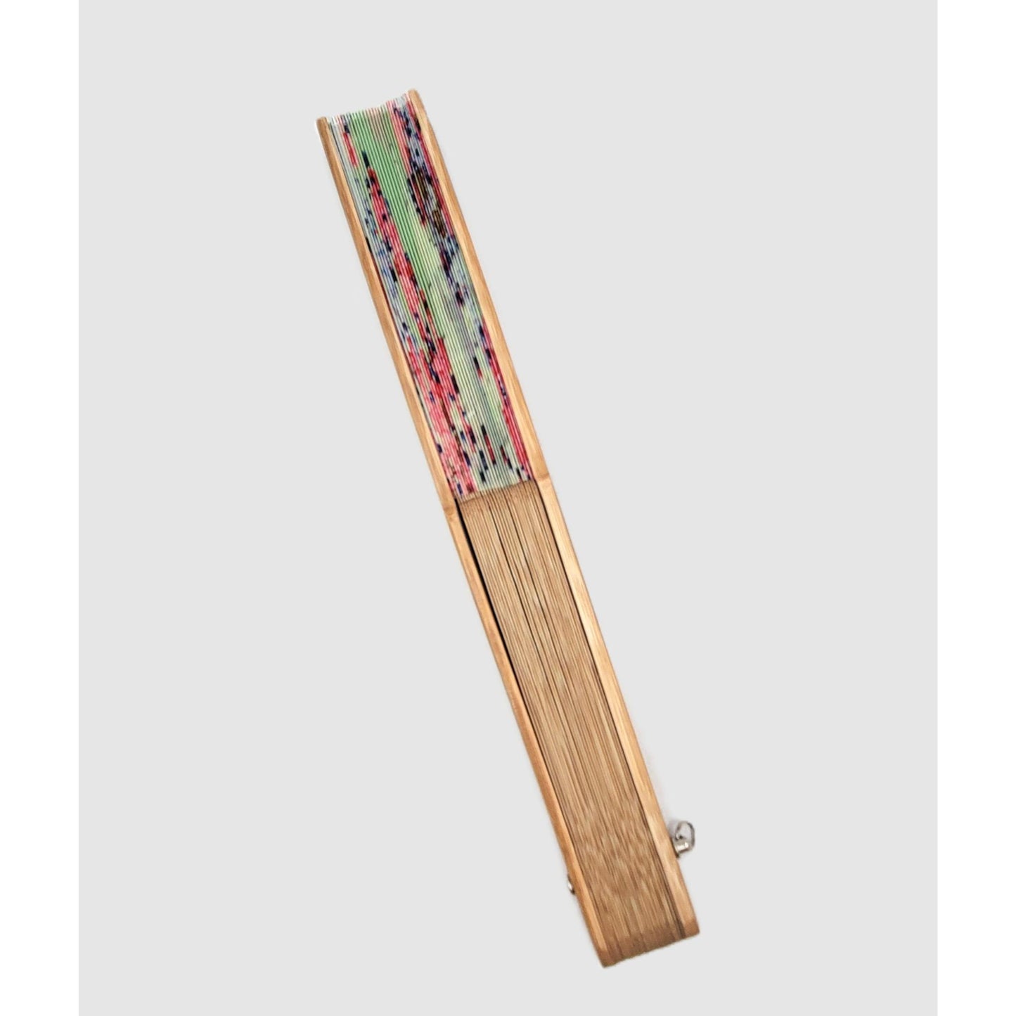 Collection Eventail AOI - Motif UKIYOE Japonais HOKISAI　Mont Fuji aux cerisiers en fleurs et hortensias