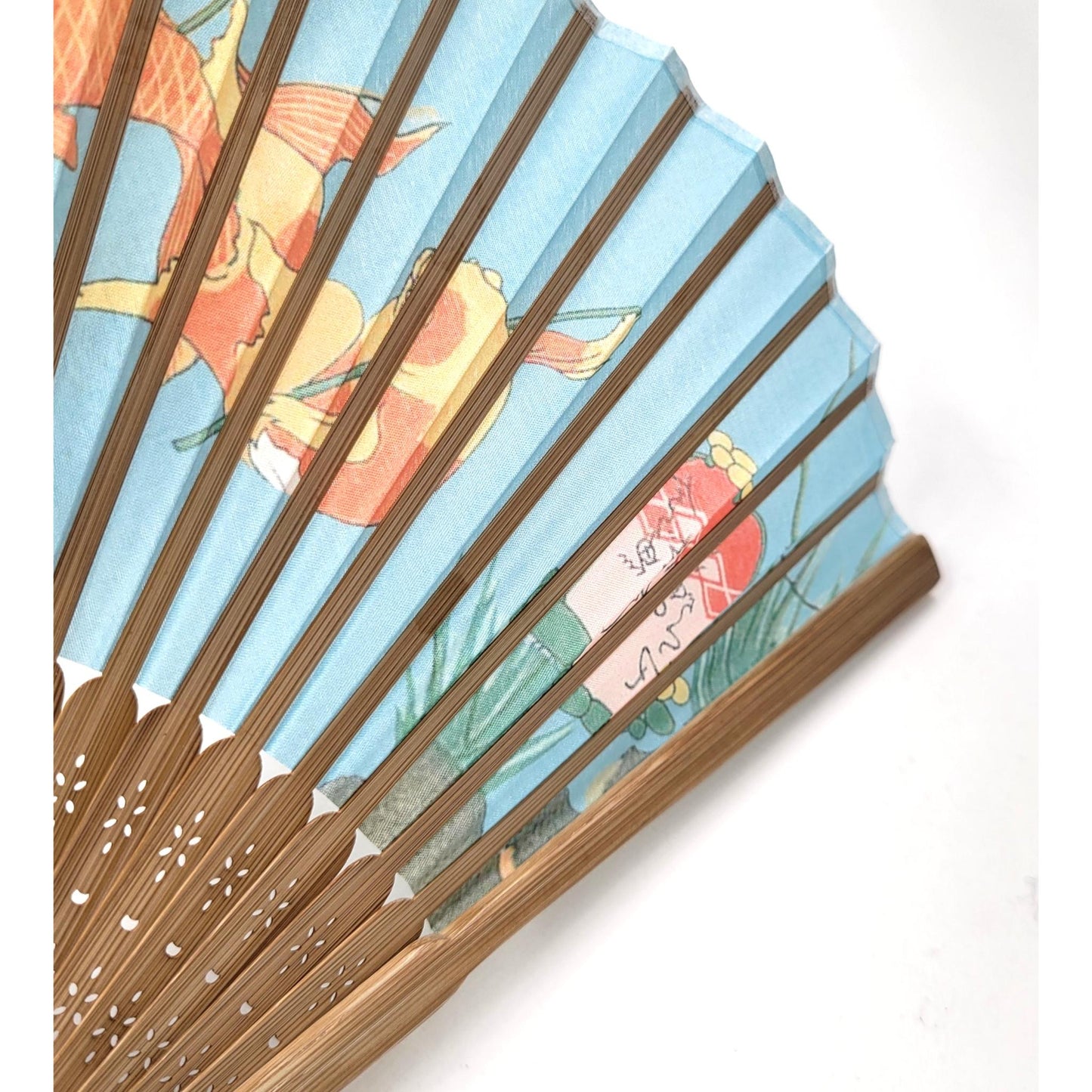 Collection Eventail AOI - Motif UKIYOE Japonais Kuniyoshi Le poisson rouge et la baleine