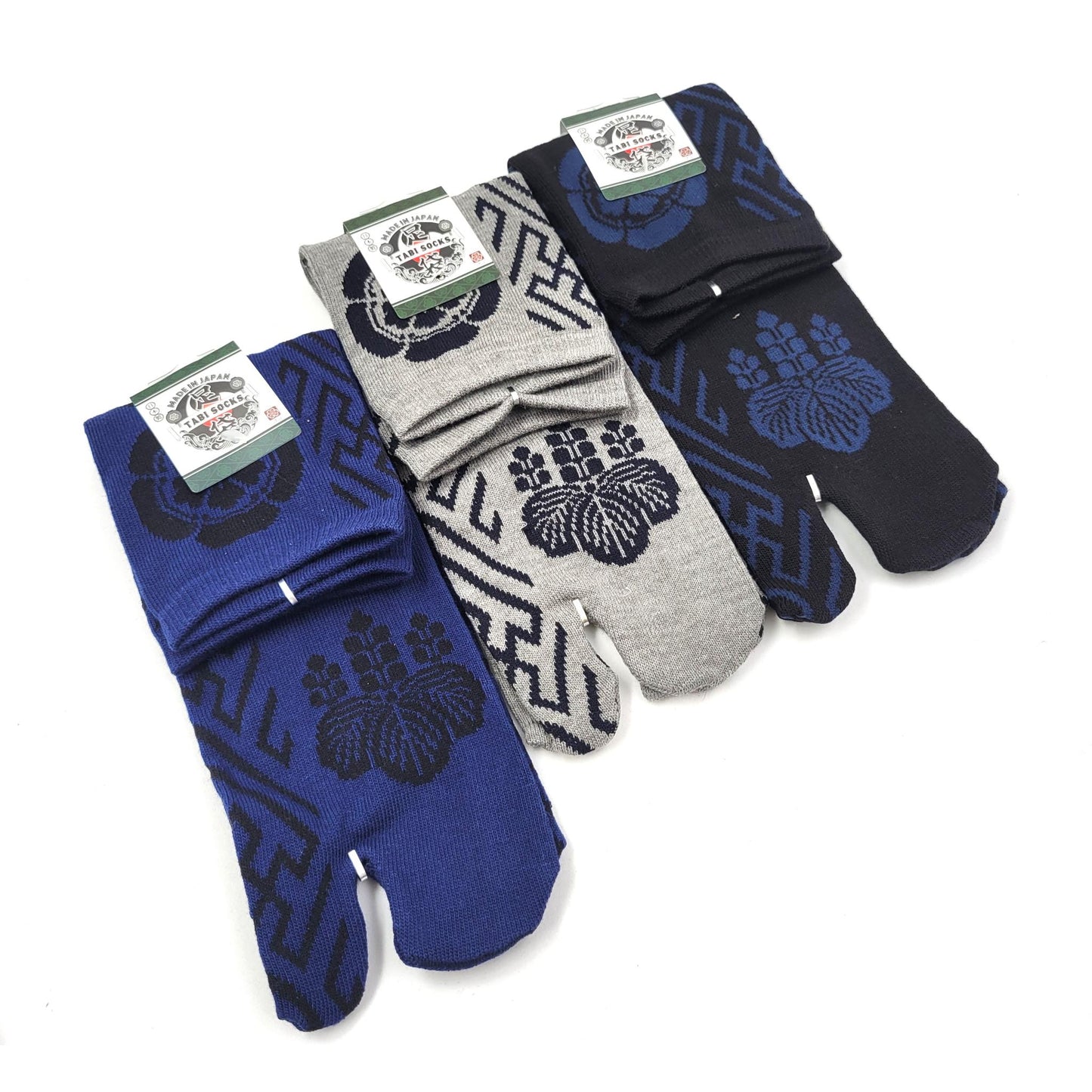 Chaussettes Japonaises Tabi - Motif  Kamon Taille EU40-45