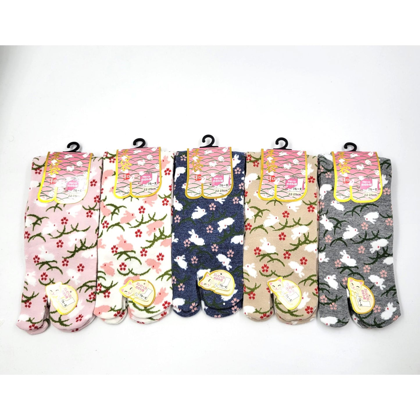 Chaussettes Japonaises Tabi - Motif Lapin Taille EU34-40