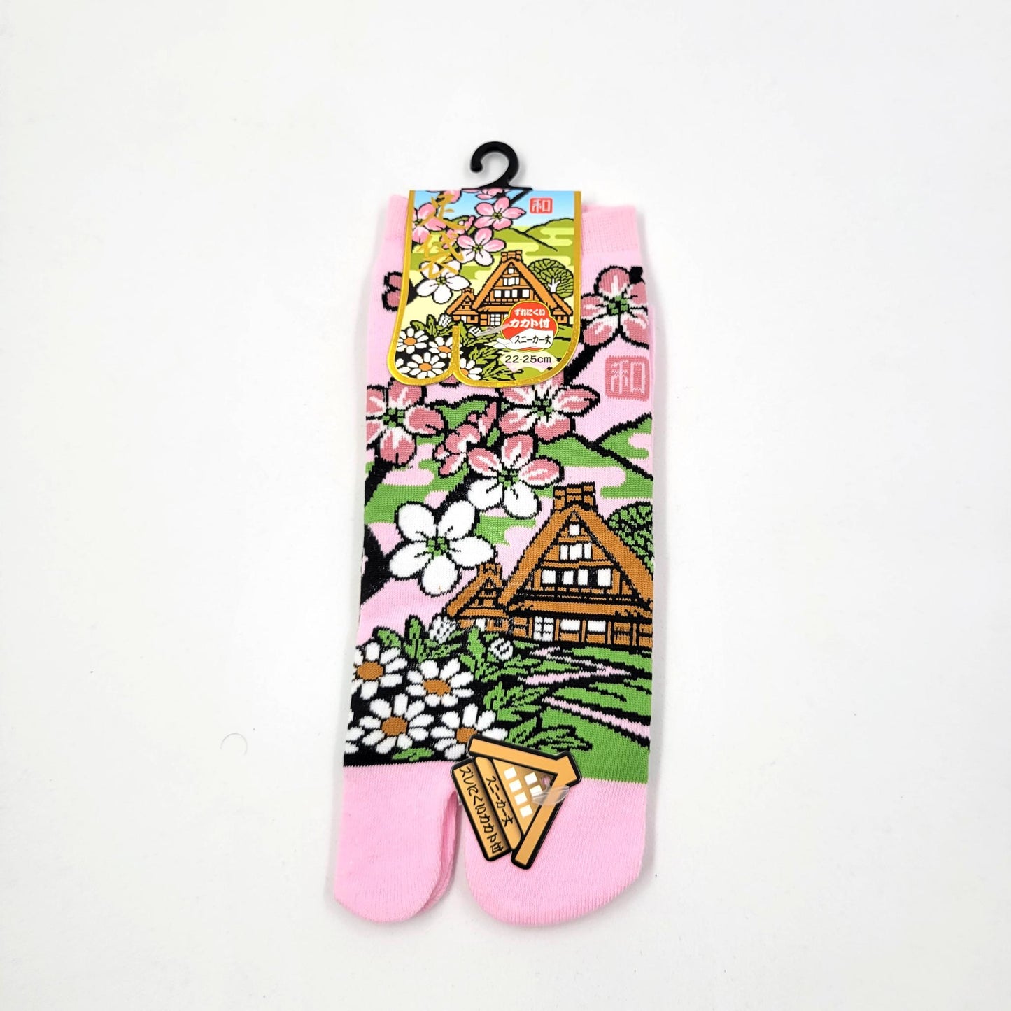 Chaussettes Japonaises Tabi - Motif  Shirakawa go Taille EU34-40