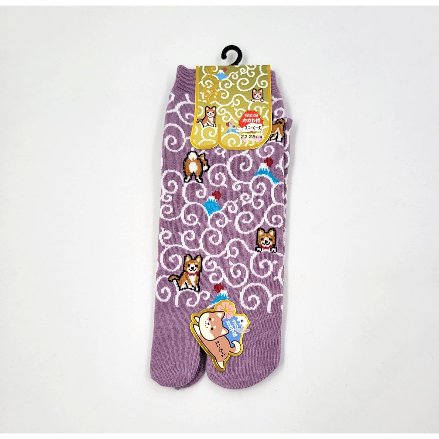 Chaussettes Japonaises Tabi - Motif Shiba chen Taille EU34-40