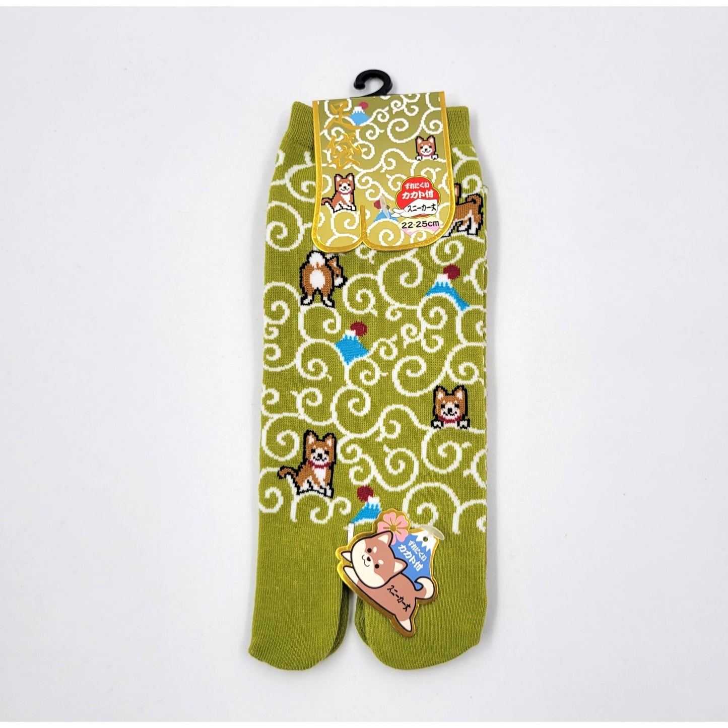 Chaussettes Japonaises Tabi - Motif Shiba chen Taille EU34-40
