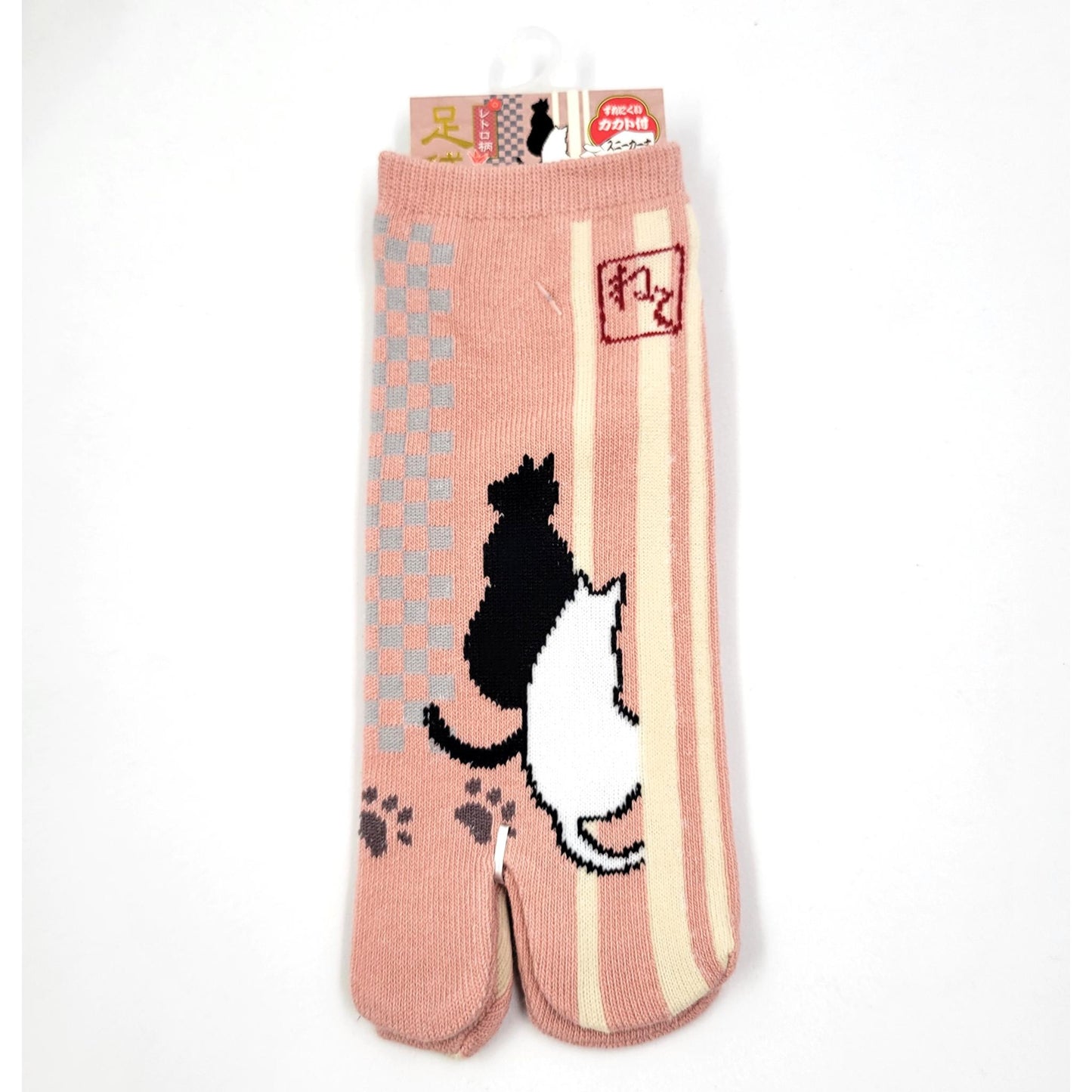 Chaussettes Japonaises Tabi en coton -Lapin couple