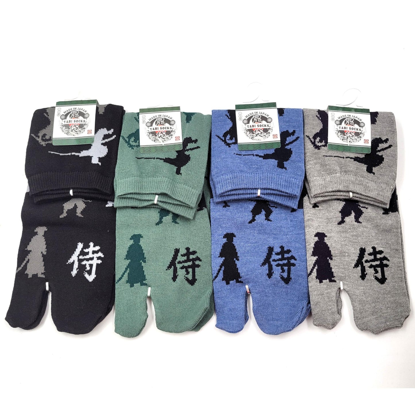 Chaussettes Japonaises Tabi en coton - Samouraï Taille Large