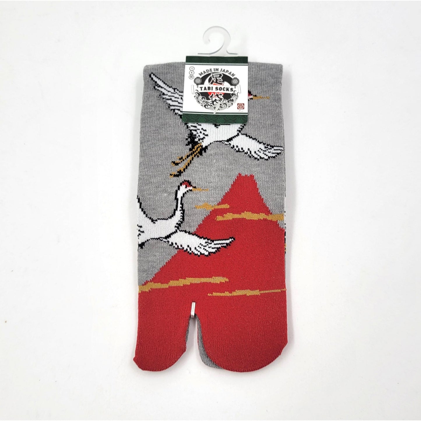Chaussettes Japonaises Tabi - Motif Grue Taille EU40-45