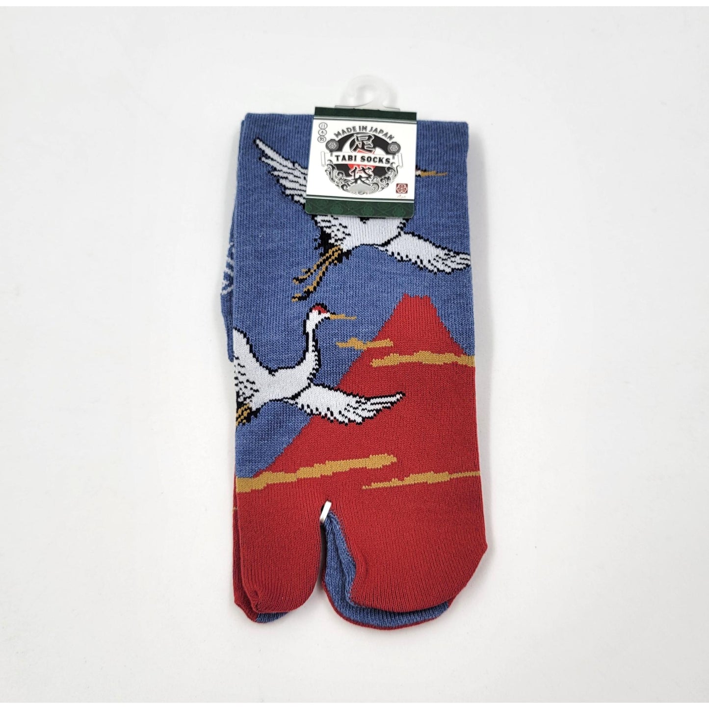 Chaussettes Japonaises Tabi - Motif Grue Taille EU40-45