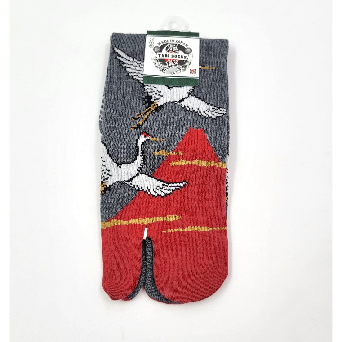 Chaussettes Japonaises Tabi - Motif Grue Taille EU40-45